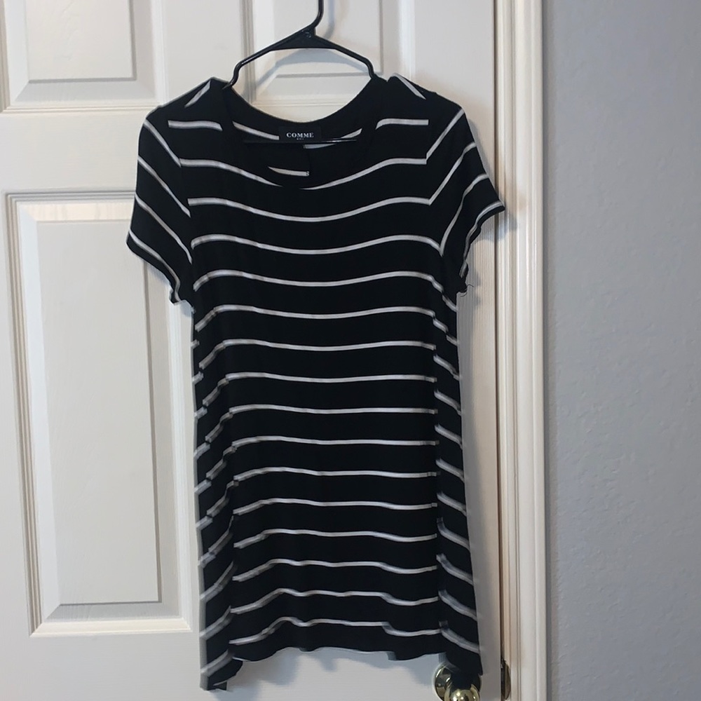 Great condition Black and White T shirt Dress